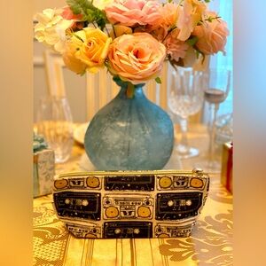 Molly and Rex canvas cosmetics pouch/makeup pouch